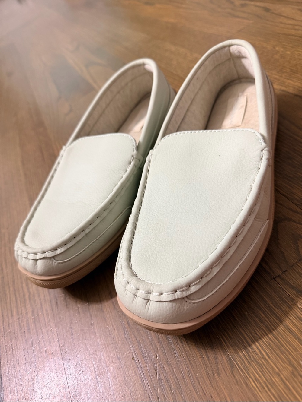 My Slippers MyPillow All Season Women's Moccasin Slippers Mint Leather Size 11